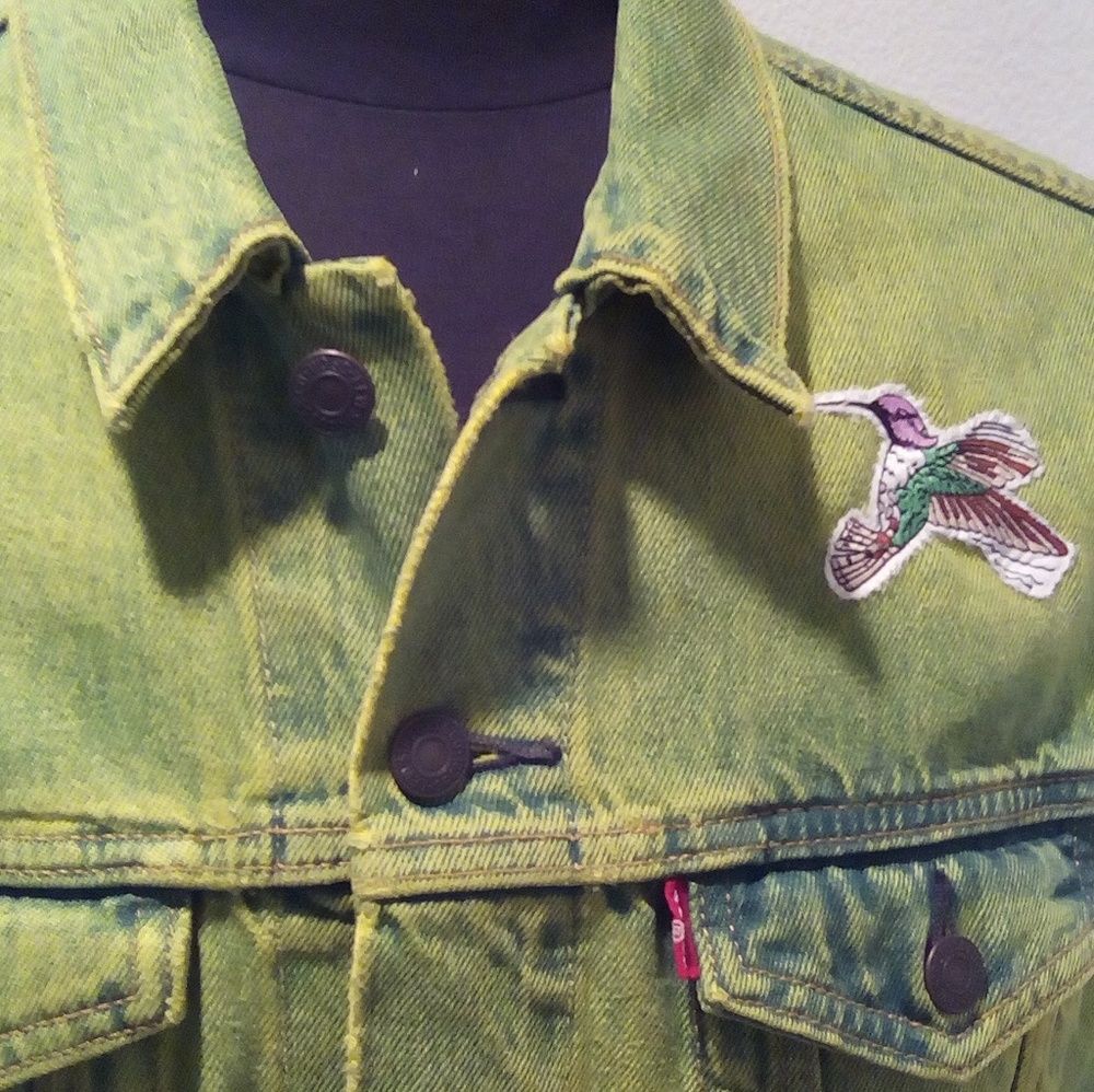 Unisex Levi's Denim Trucker Jacket size Large - Picture 3 of 8